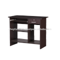 Деревянный компьютерный стол с полкой и ящиками